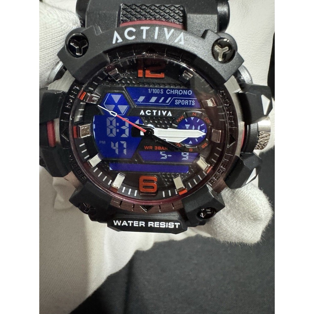 Activa X Invicta Digital Men's Watch - 49mm, Red - Picture 2 of 11